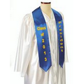 Custom 60" Graduation Sash - Royal Blue